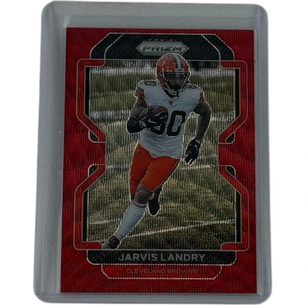 2021 Panini Prizm Jarvis Landry Cleveland Browns Red Wave Color Match‎ /149 #260